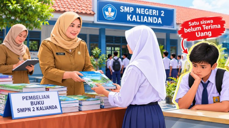 Kasus Penjualan Buku SMPN 2 Kalianda, Kepsek Sebut Pakai Dana Talangan Pribadi