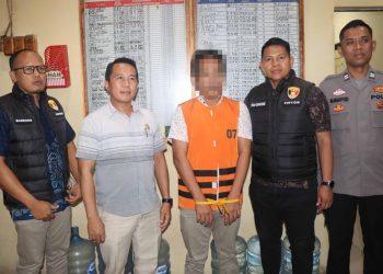 Diduga Selewengkan Dana Desa, Kades Pematang Baru Ditahan Polres Lampung Selatan