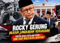 Dulu Tajam Mengkritik Pemerintah, Kini Rocky Gerung Dihadapkan pada Ujian Konsistensi
