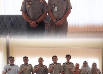 Oki Maradha Pratama Temui Kapolres Pringsewu, Bahas Sinergi Bidang Pertanahan