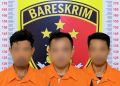 Diduga Terlibat Pencurian Kulkas Aqua, Tiga Pria Dibawa ke Polsek Tanjung Bintang