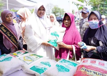 Beras hingga Minyak Goreng Dijual Murah, Pemkab Pringsewu Gelar Gerakan Pangan Murah