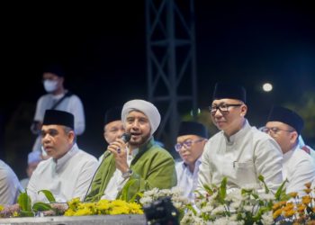 Gubernur Mirza dan Ahmad Muzani Hadiri Bandar Lampung Berselawat, Serukan Persaudaraan