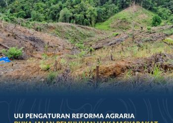 Hak Tanah Masyarakat Bisa Dipulihkan, UU Reforma Agraria Atur Penyelesaian Konflik