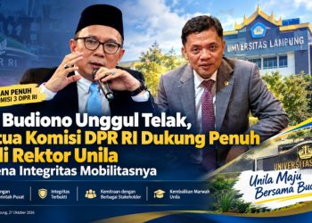 Habiburokhman Dukung Dr. Budiono Jadi Rektor Unila, Ini Alasan di Baliknya