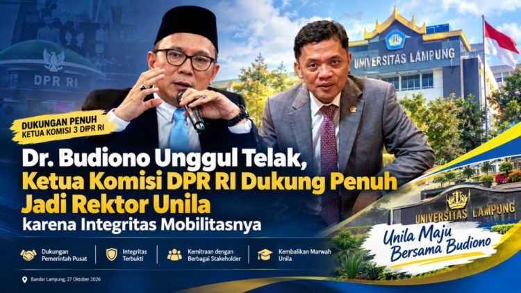Habiburokhman Dukung Dr. Budiono Jadi Rektor Unila, Ini Alasan di Baliknya